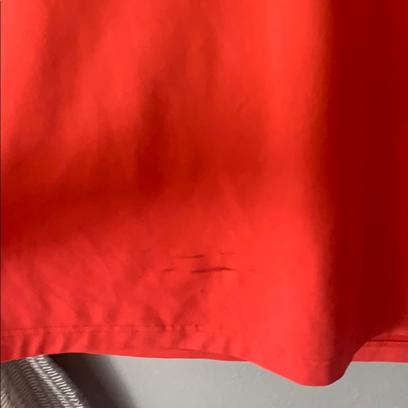 Callaway red orange polo Med small stains - Picture 3 of 5